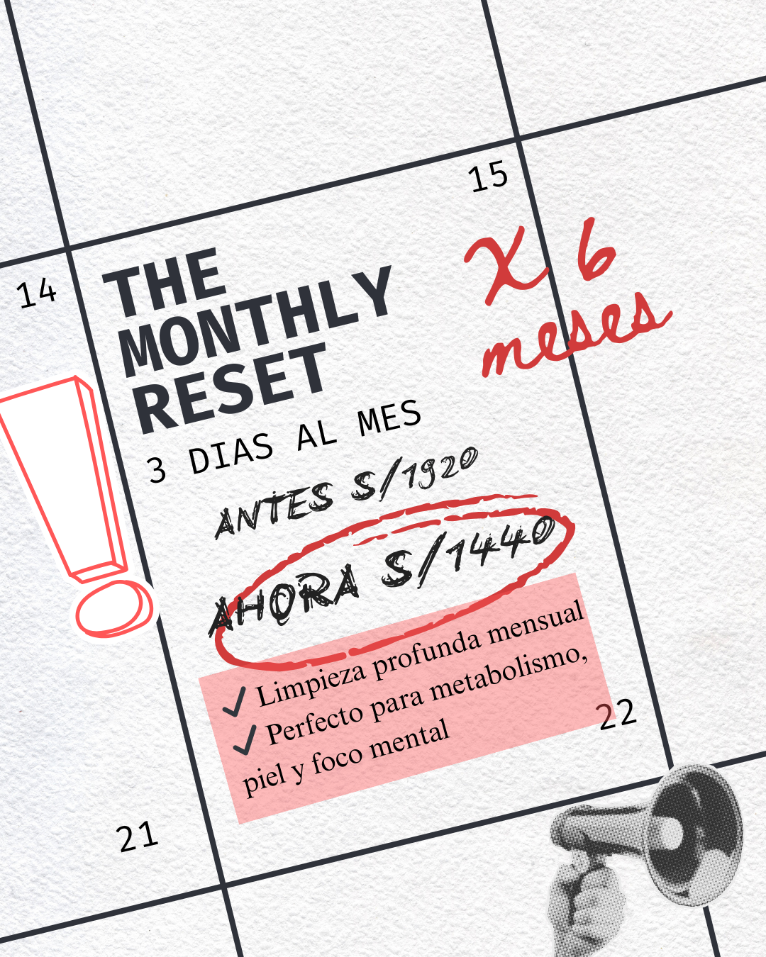 MONTHLY RESET