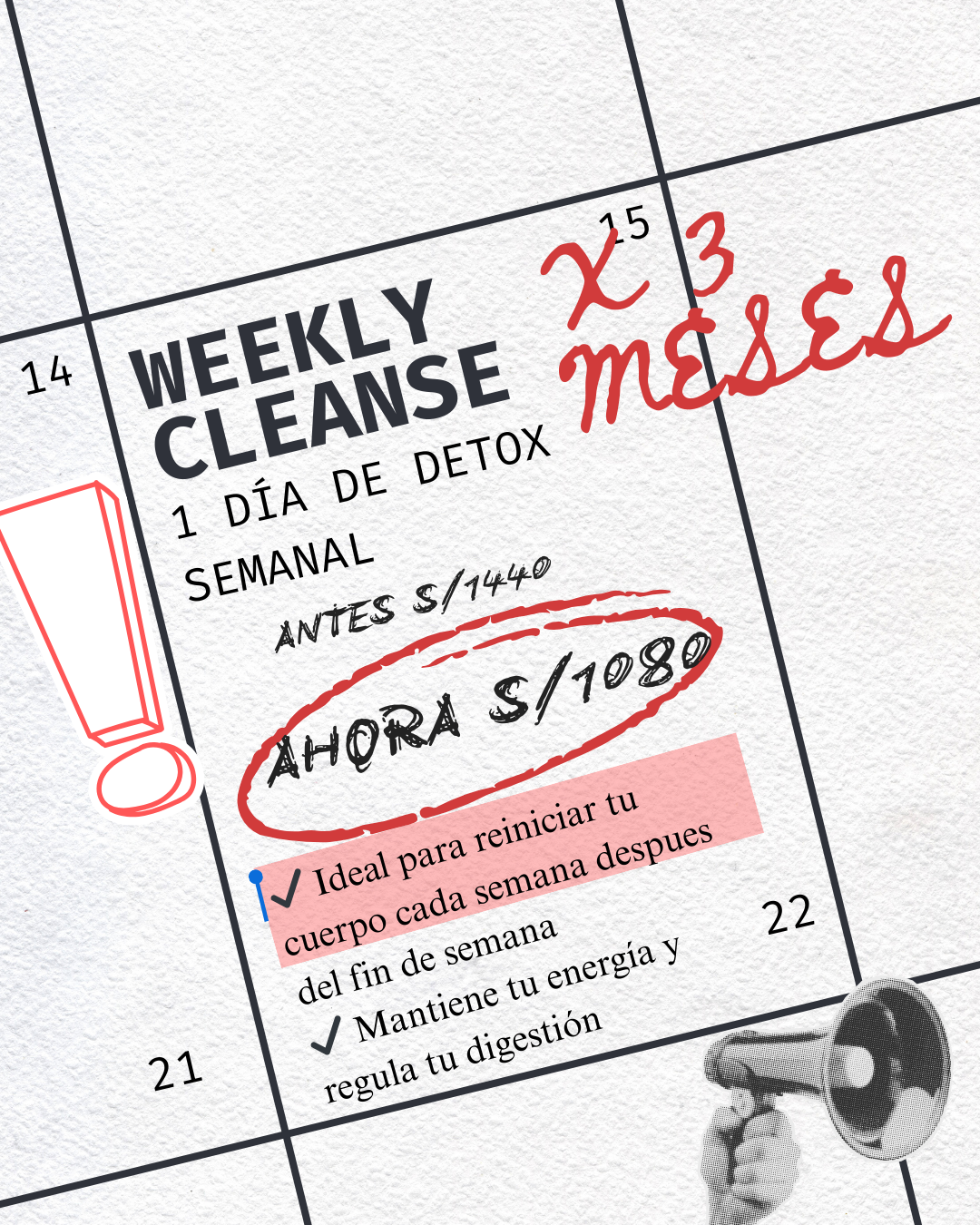 WEEKLY CLEANSE