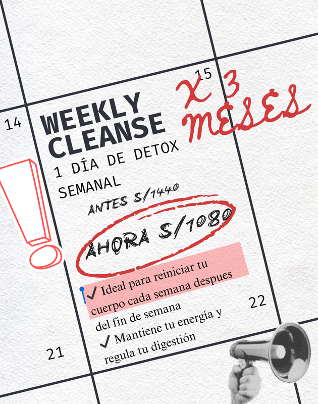 WEEKLY CLEANSE